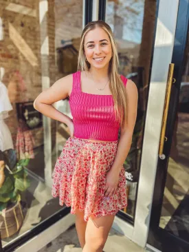 Hot in pink tank