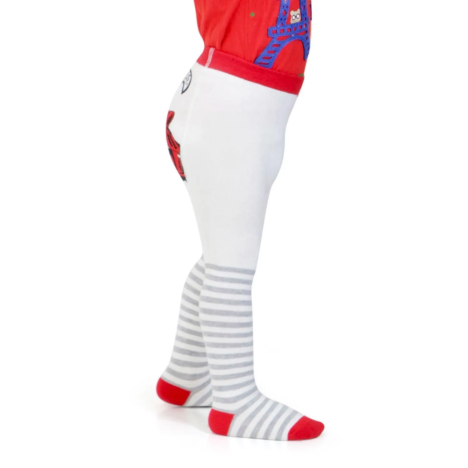 Hot Wheels Knitted Tights for Baby Boys ( 0-1 Years) - Cream