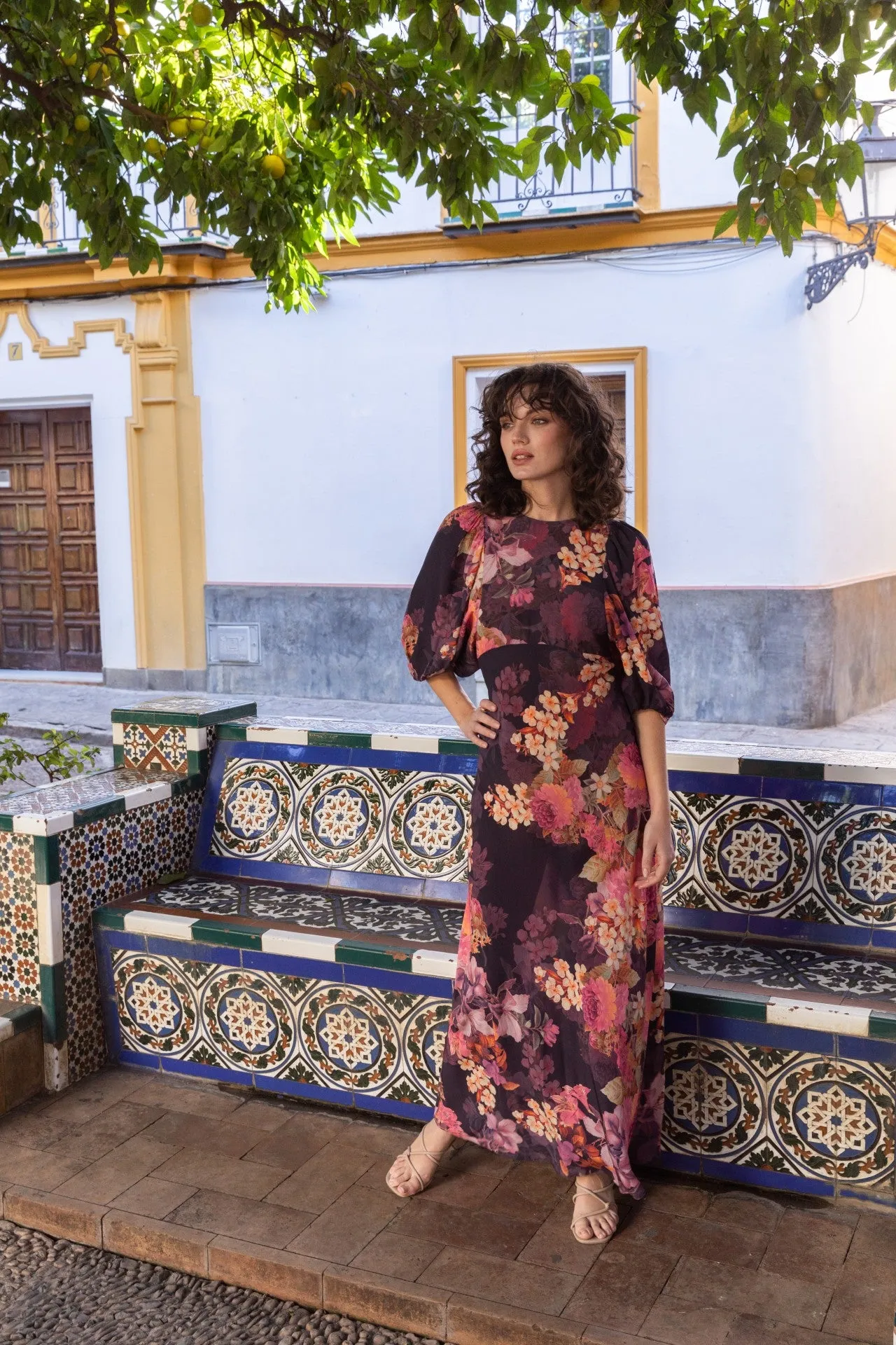 Kachel -  Florence Maxi Dress - Primrose