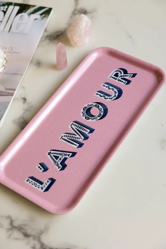 L'amour Pink Tray