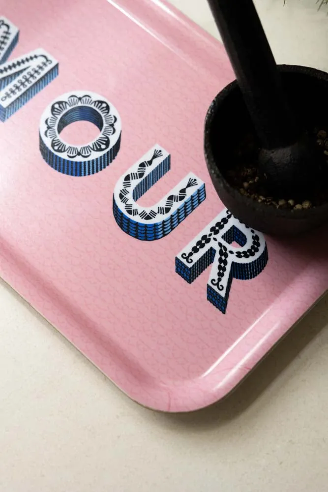 L'amour Pink Tray