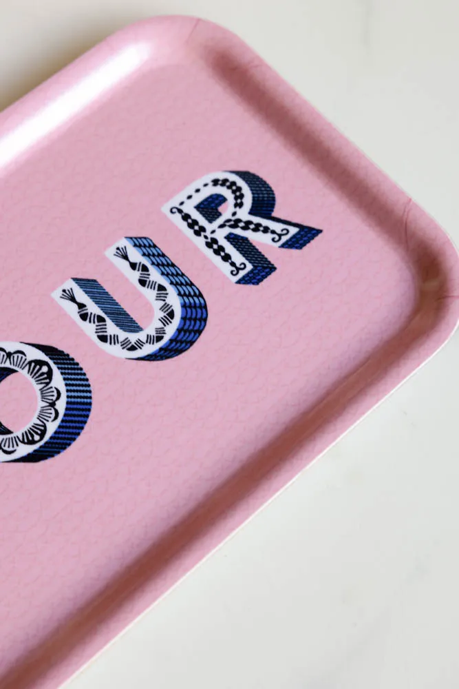L'amour Pink Tray