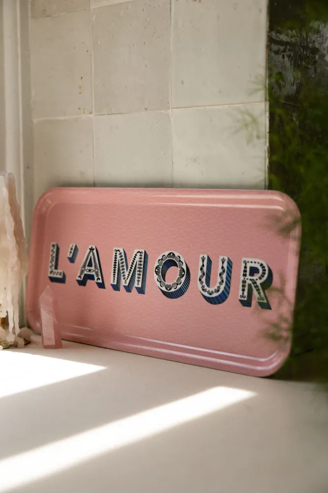 L'amour Pink Tray