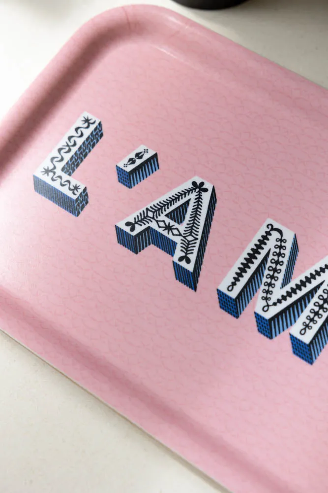 L'amour Pink Tray