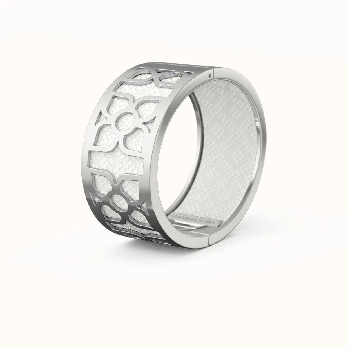 Lotus Bangle - Porcelain White