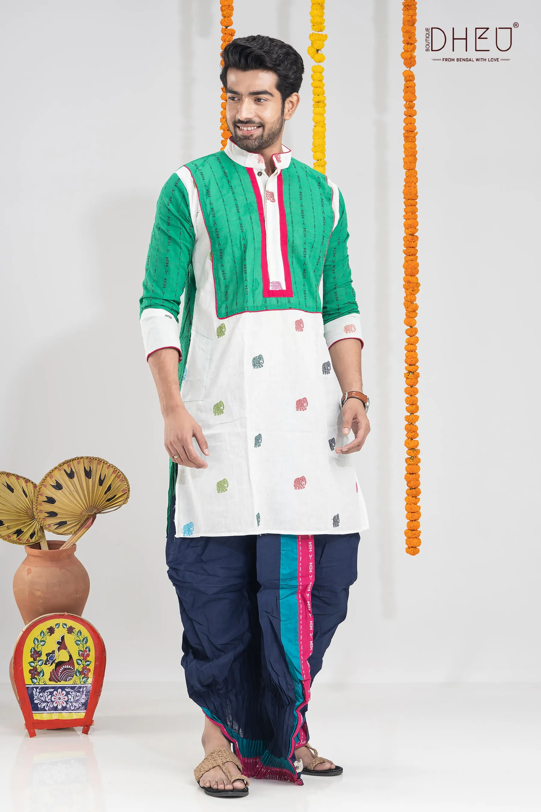 Maan Aviman-Kurta Dhoti(Optional)