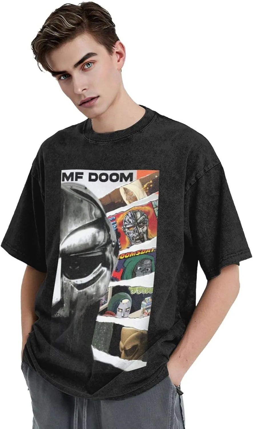 Men's T Shirt Short Sleeve Basic Tee Teens Classic Summer Cotton Shirts
