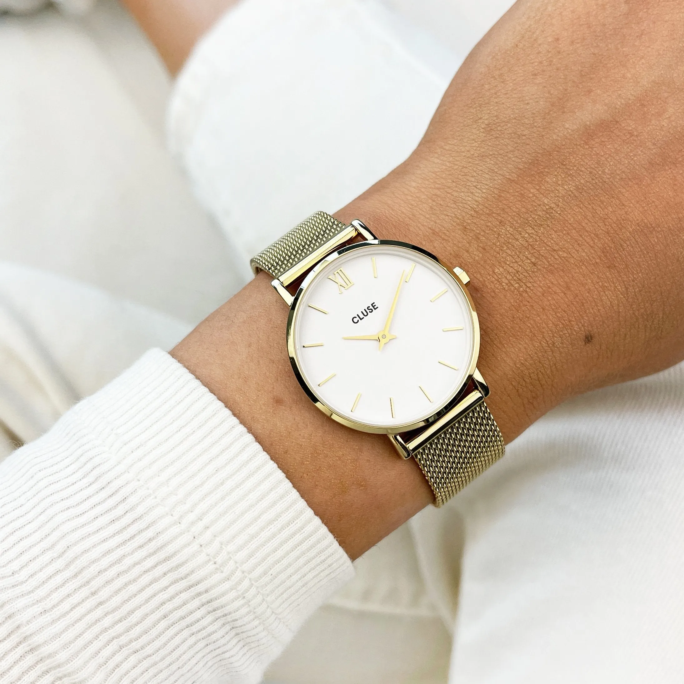 Minuit Mesh Gold/White