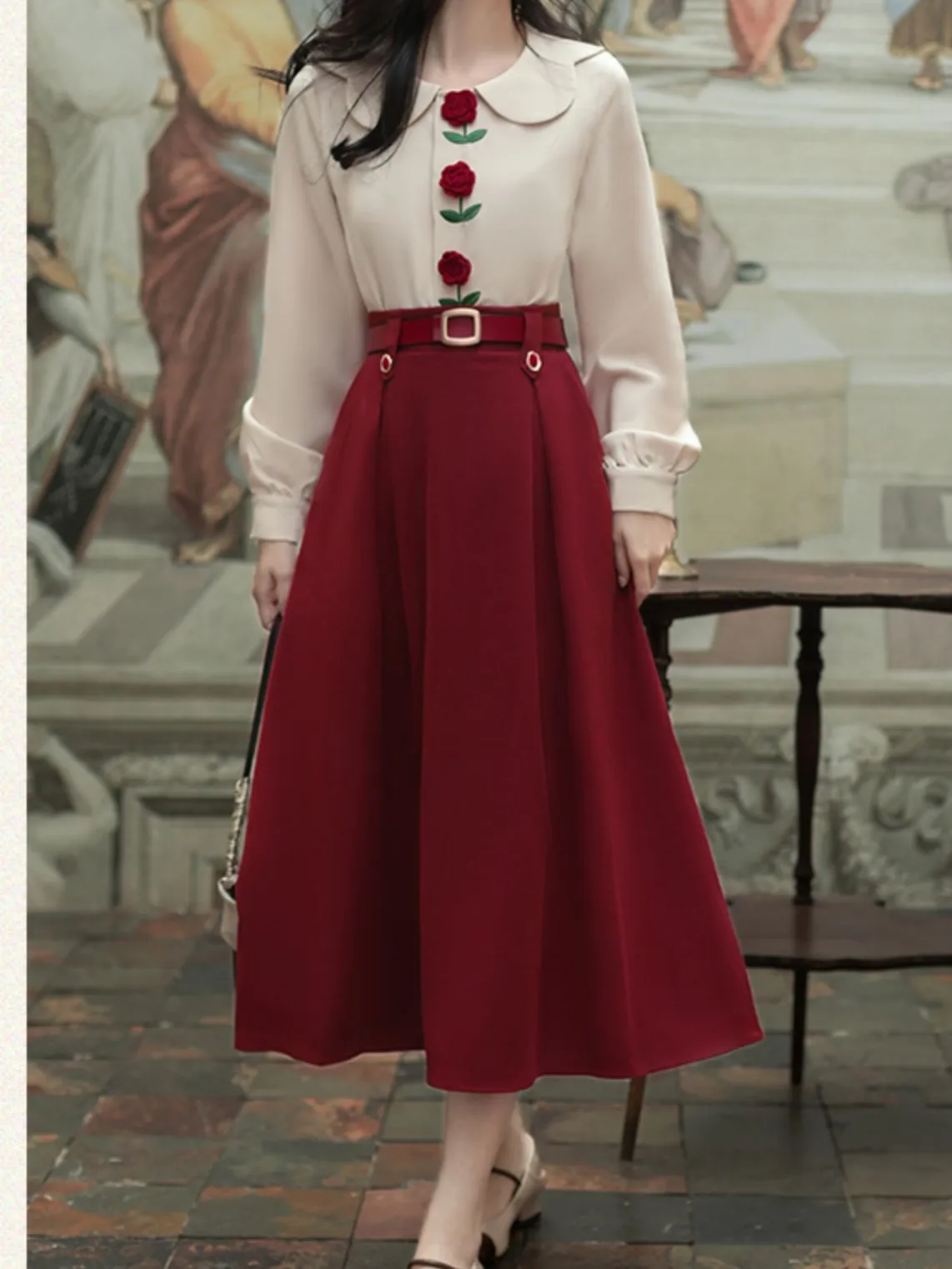 Miss Rosie Shirt Skirt Set