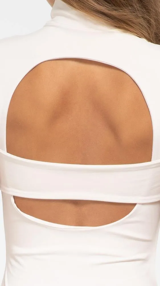 Mock Open Back Dress 18"