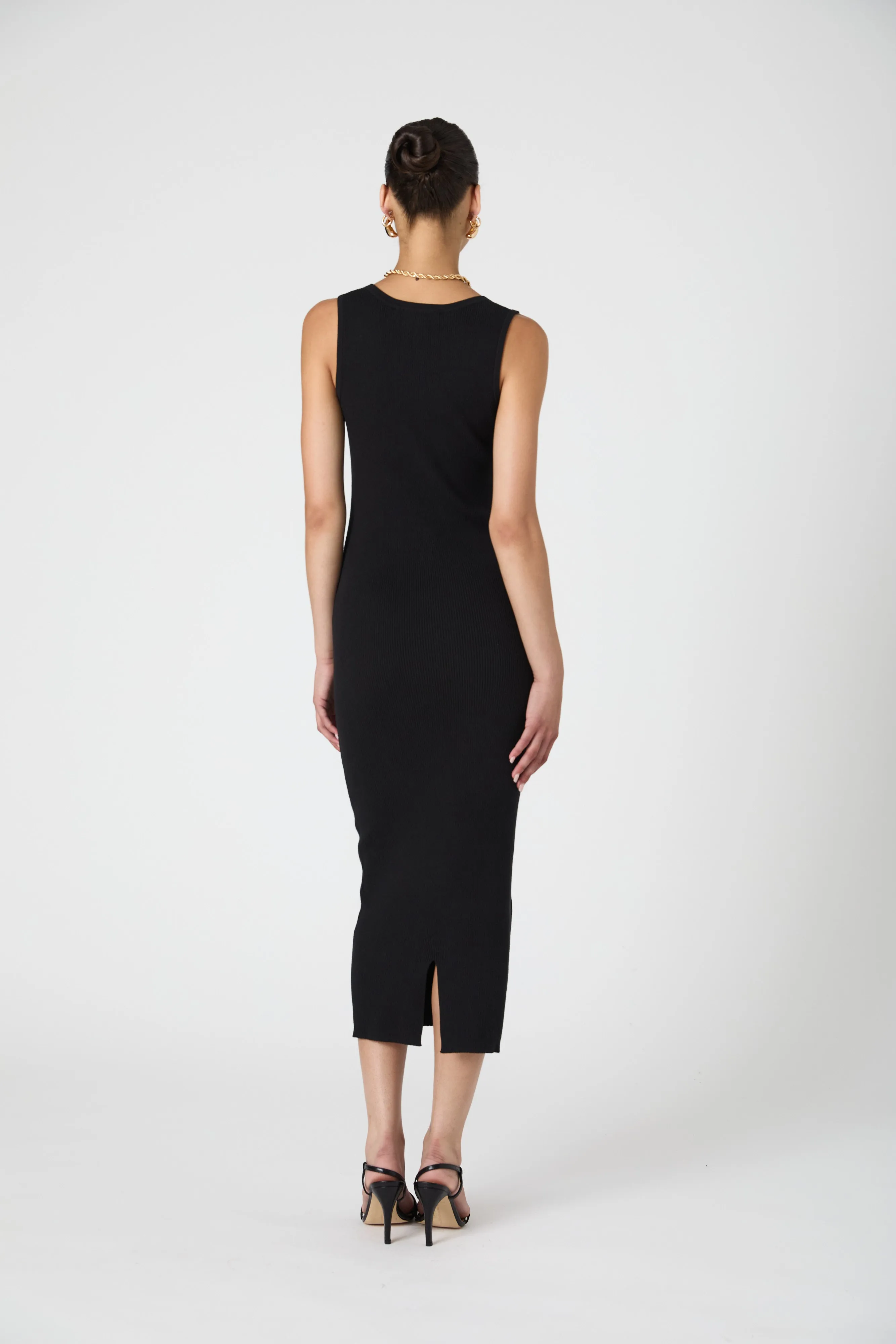 Mozza Square Neck Sleeveless Dress