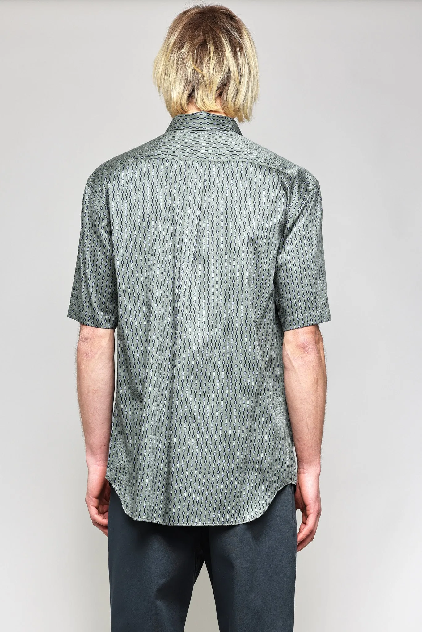 NS1191-61 Japanese Dotted Stripe Print in Green