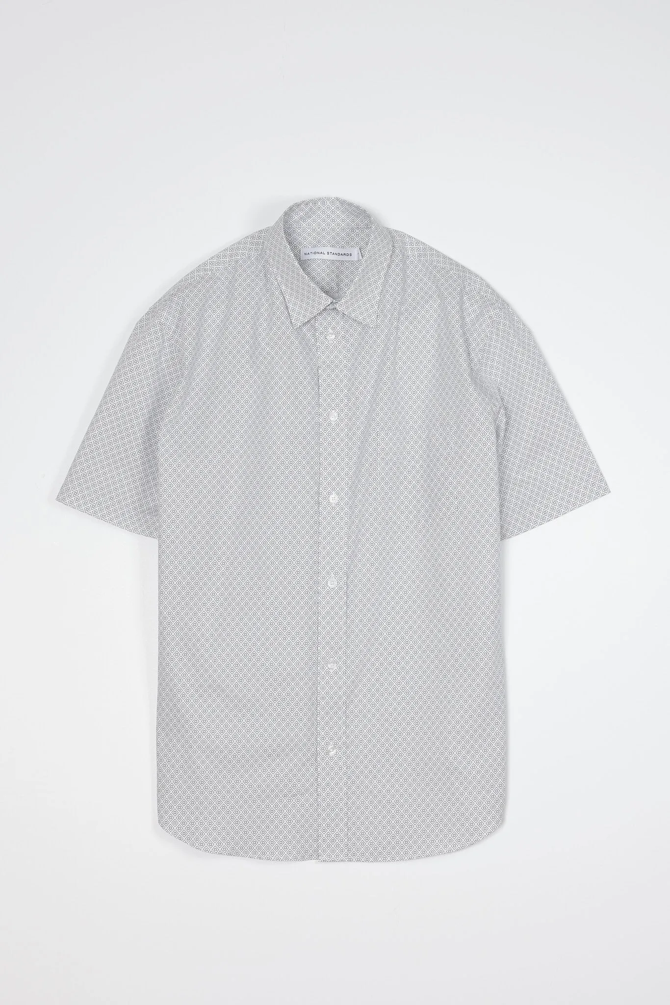 NS1191-76 Japanese Diamond Check Print in White