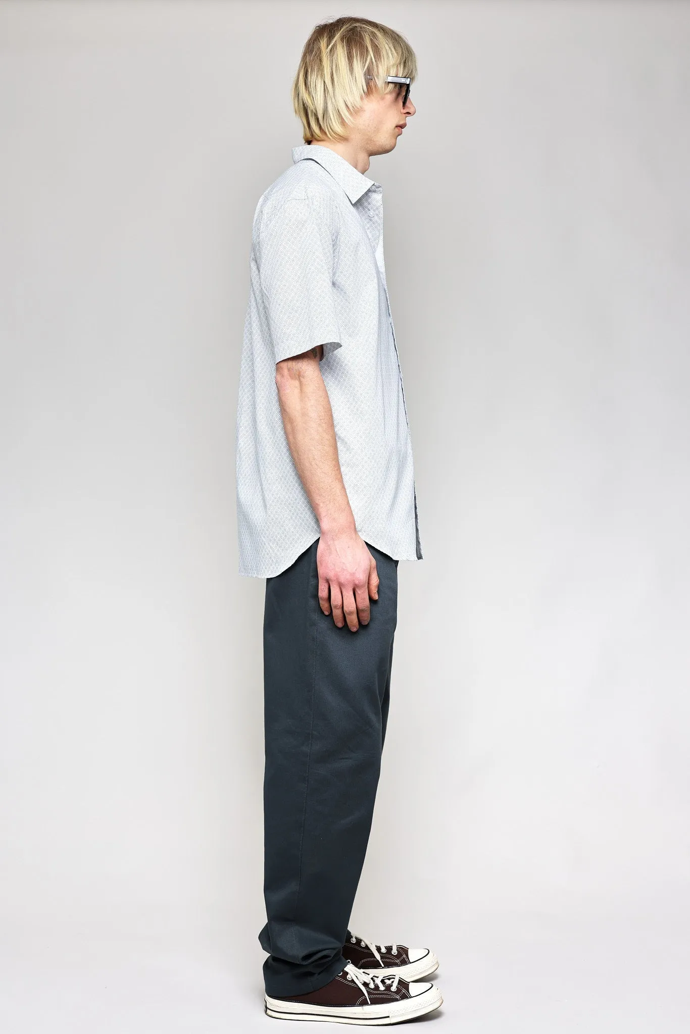 NS1191-76 Japanese Diamond Check Print in White