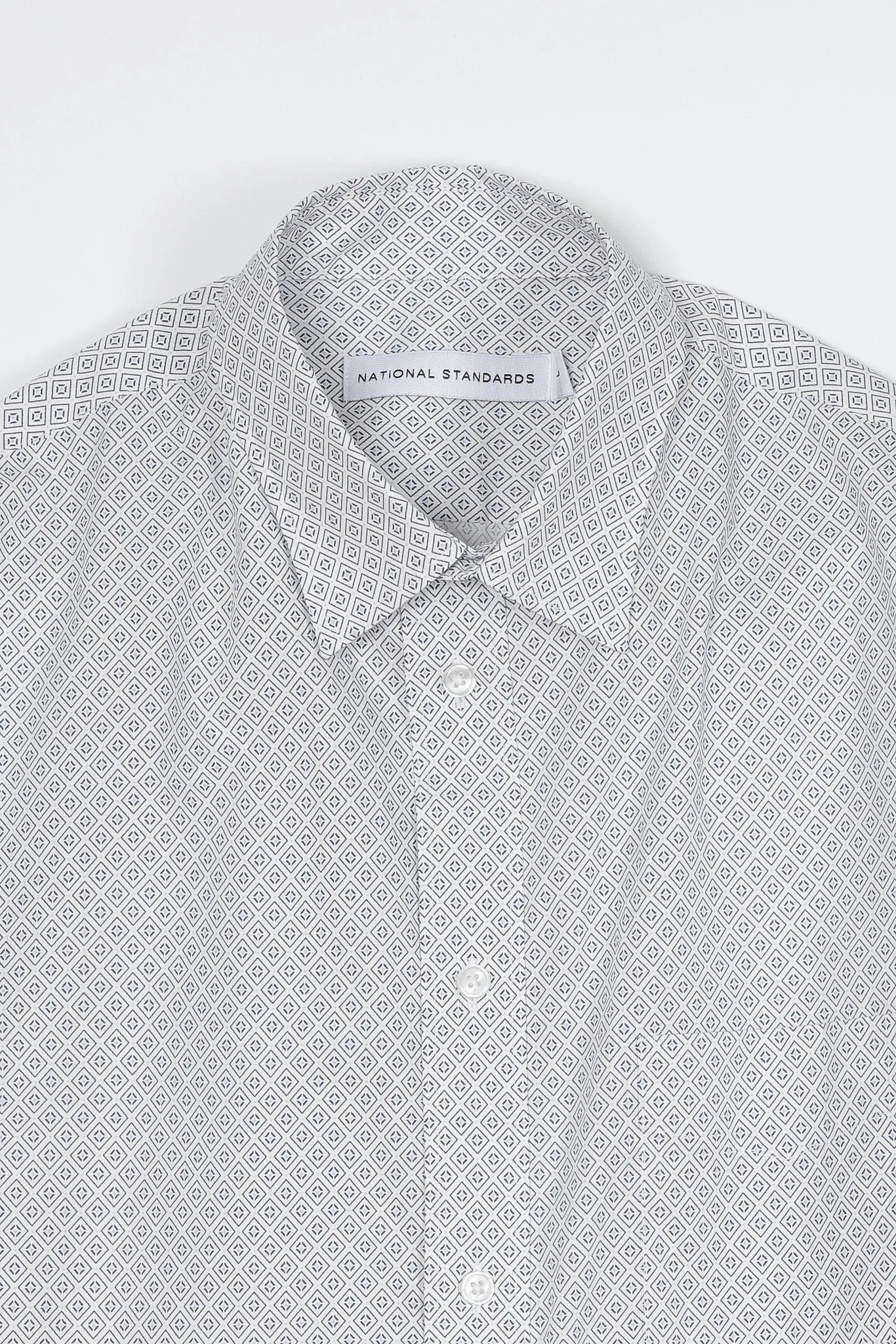 NS1191-76 Japanese Diamond Check Print in White