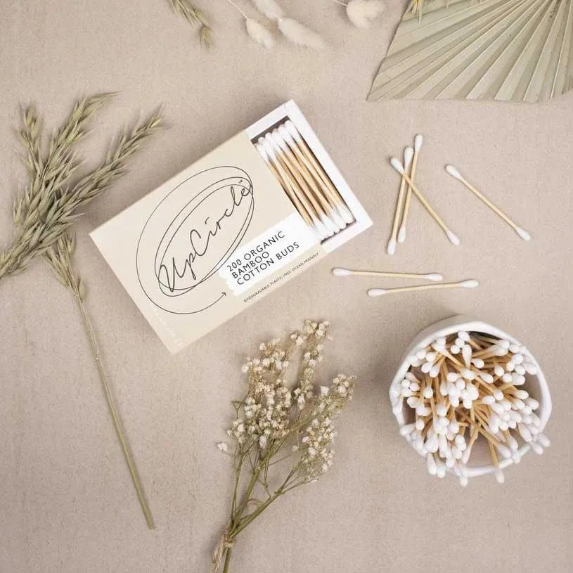 Organic Bamboo Cotton Buds - UpCircle