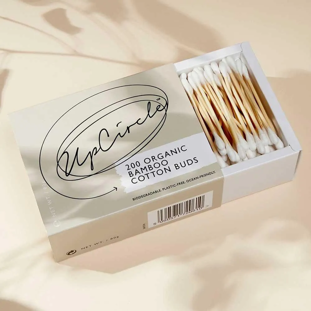 Organic Bamboo Cotton Buds - UpCircle