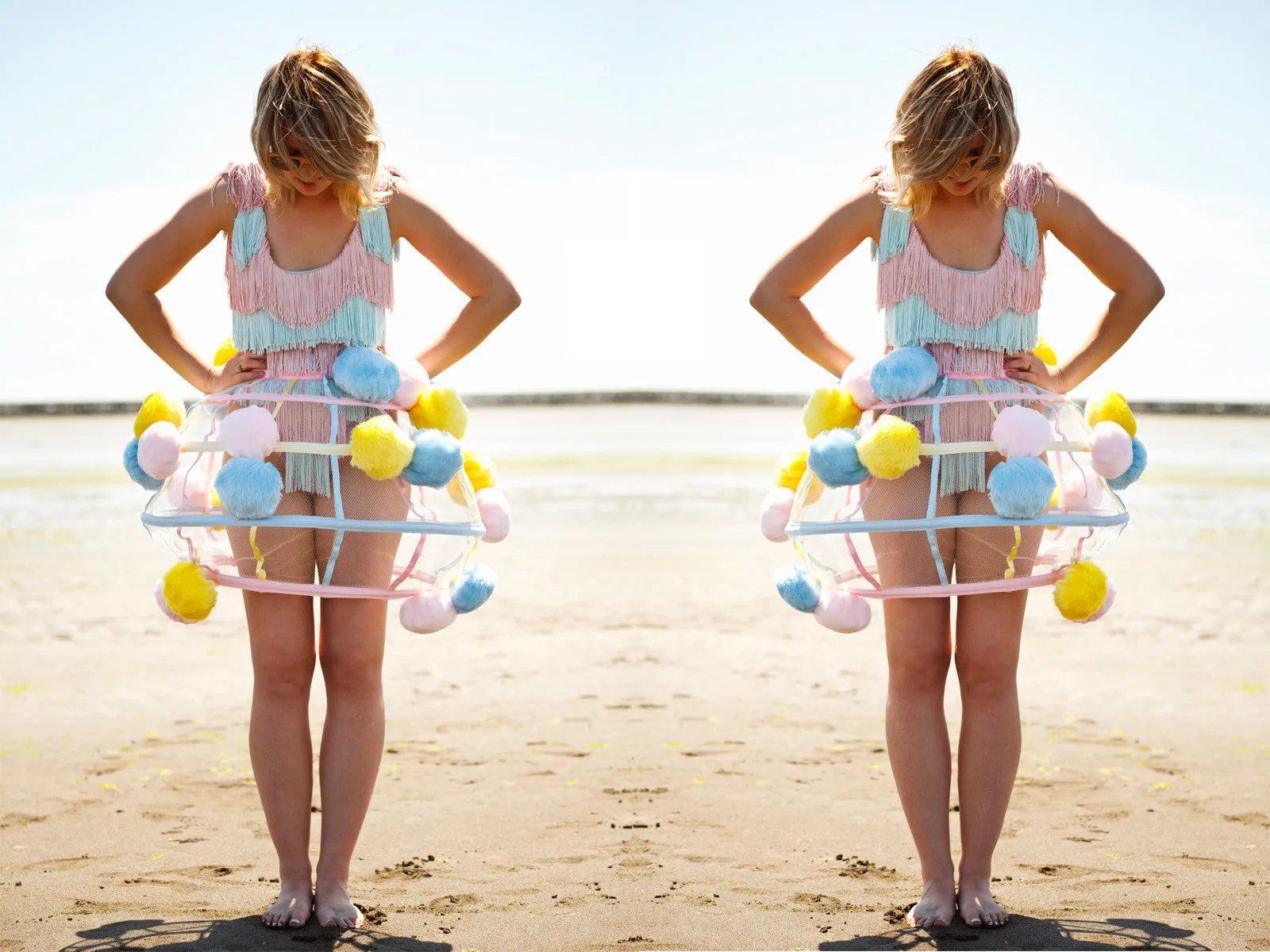Pastel Fringe Bodysuit