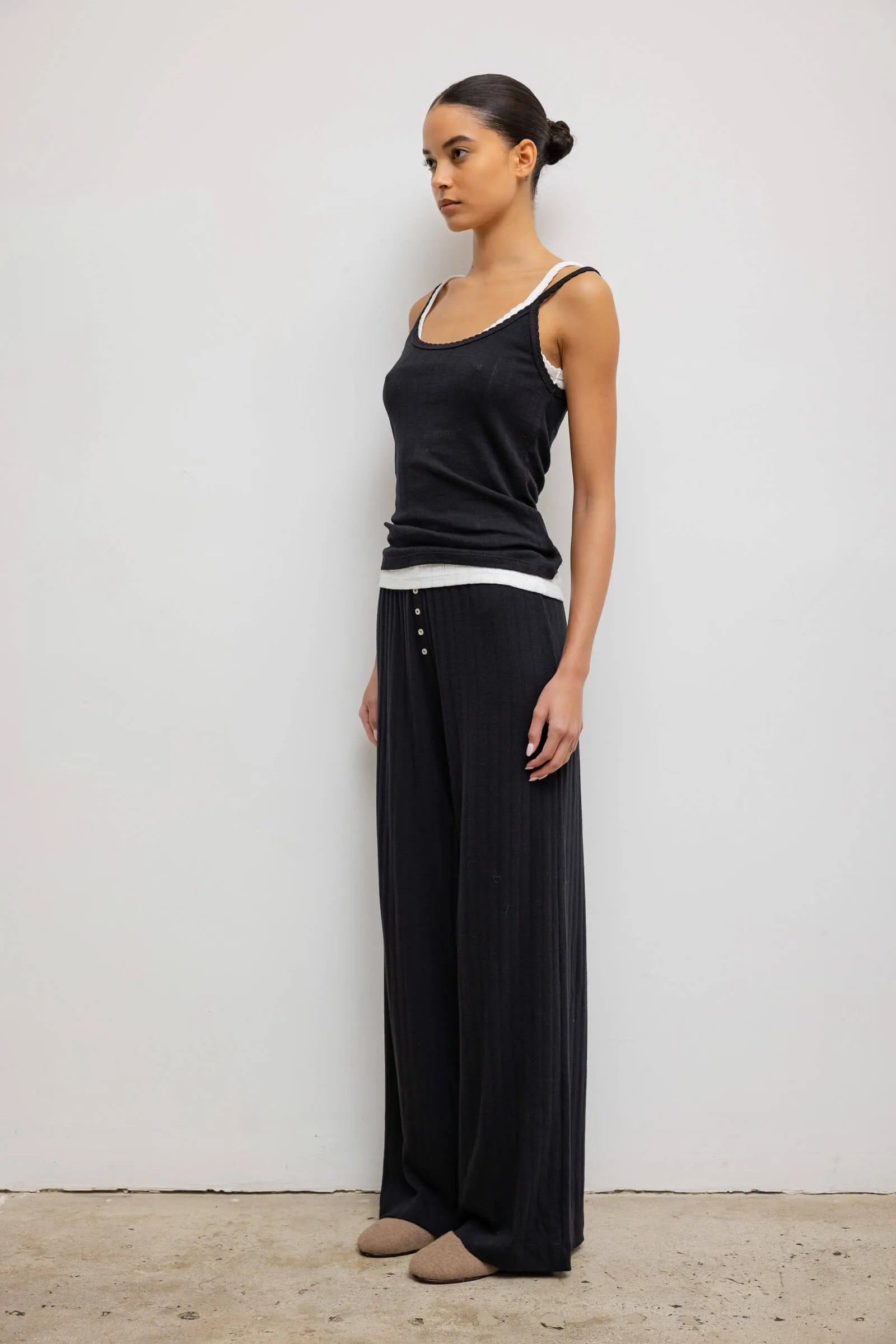 Pointelle Tank