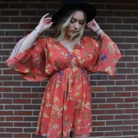 Printed Woven Mini Dress