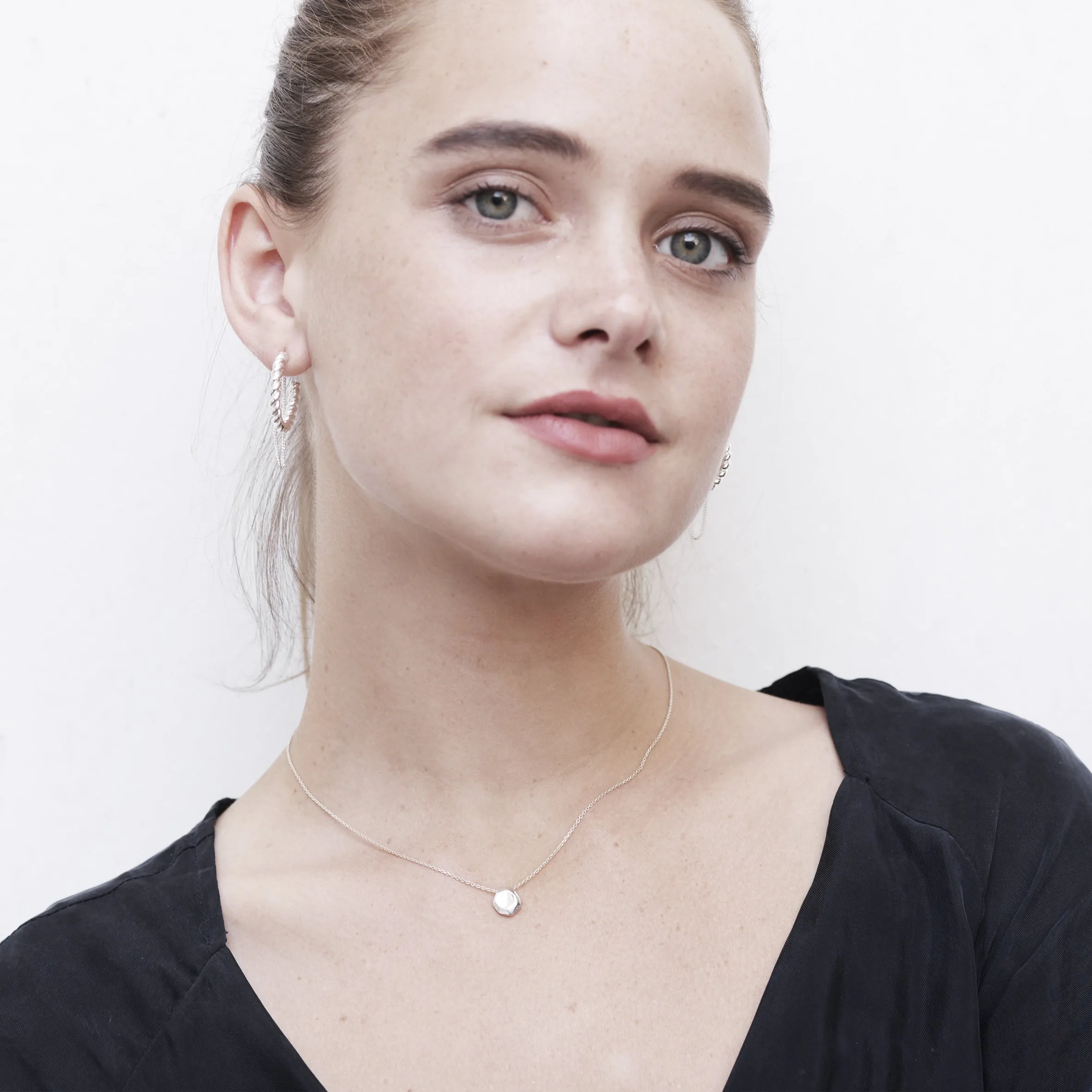 Pure rock Necklace - Silver