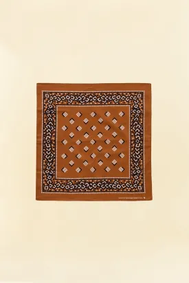 Rats Motif Bandana - Brown
