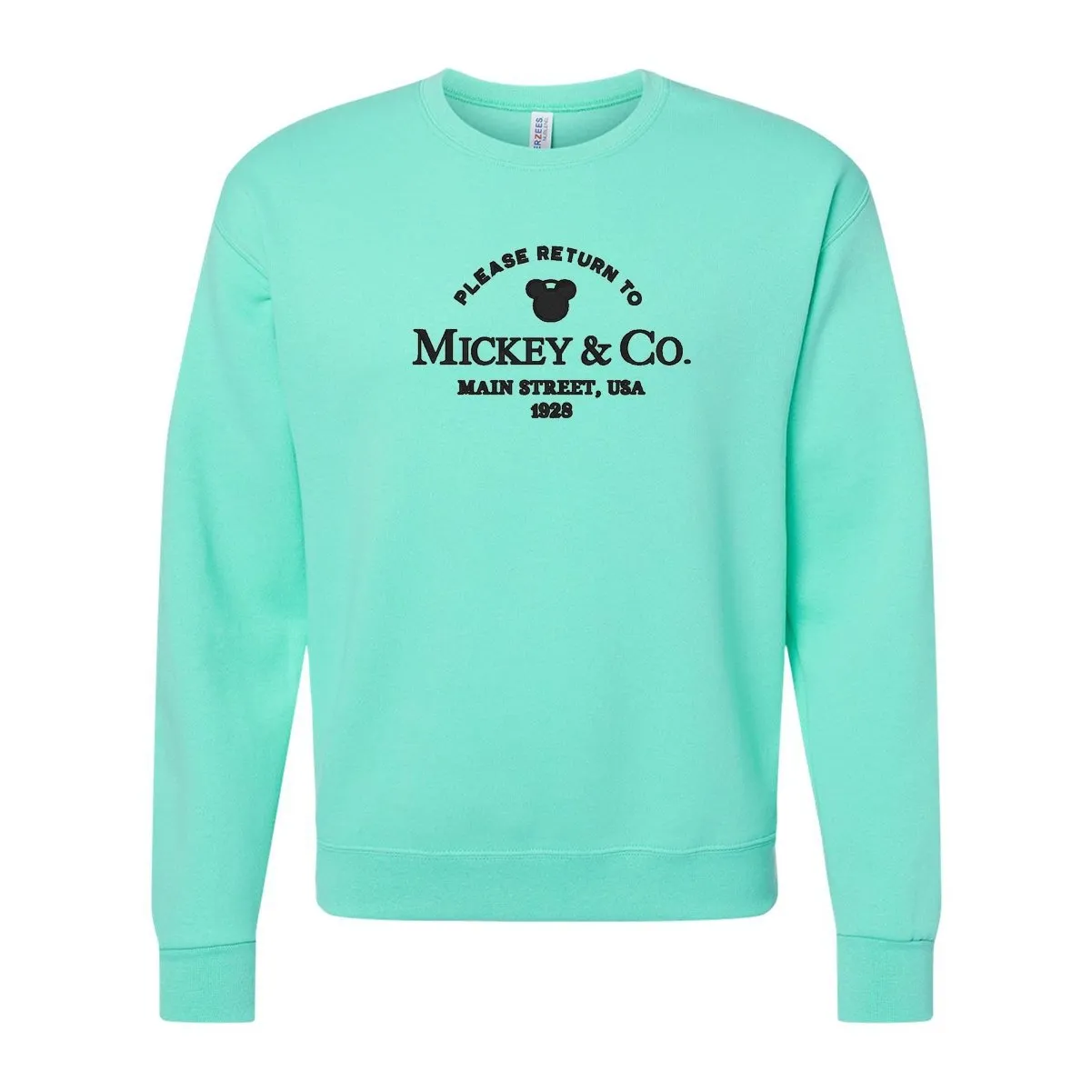 'Return To Mickey & Co.' Embroidered Crewneck Sweatshirt