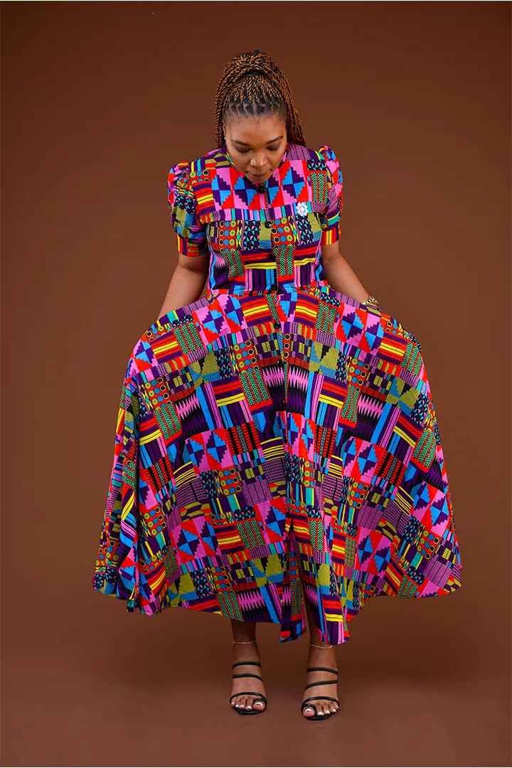 Rhandzu Maxi-Shirt Dress