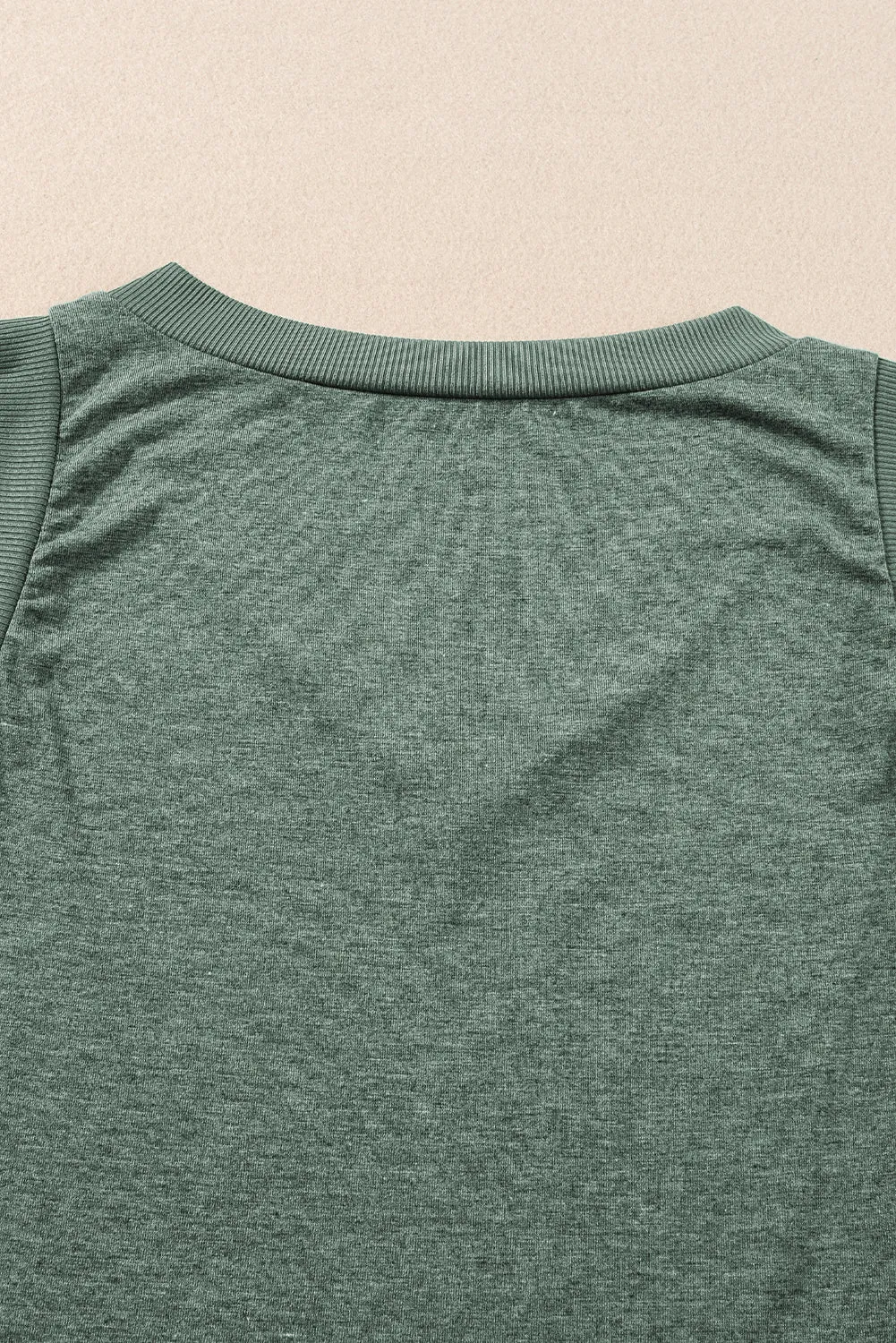 Ribbed V Neck Tank