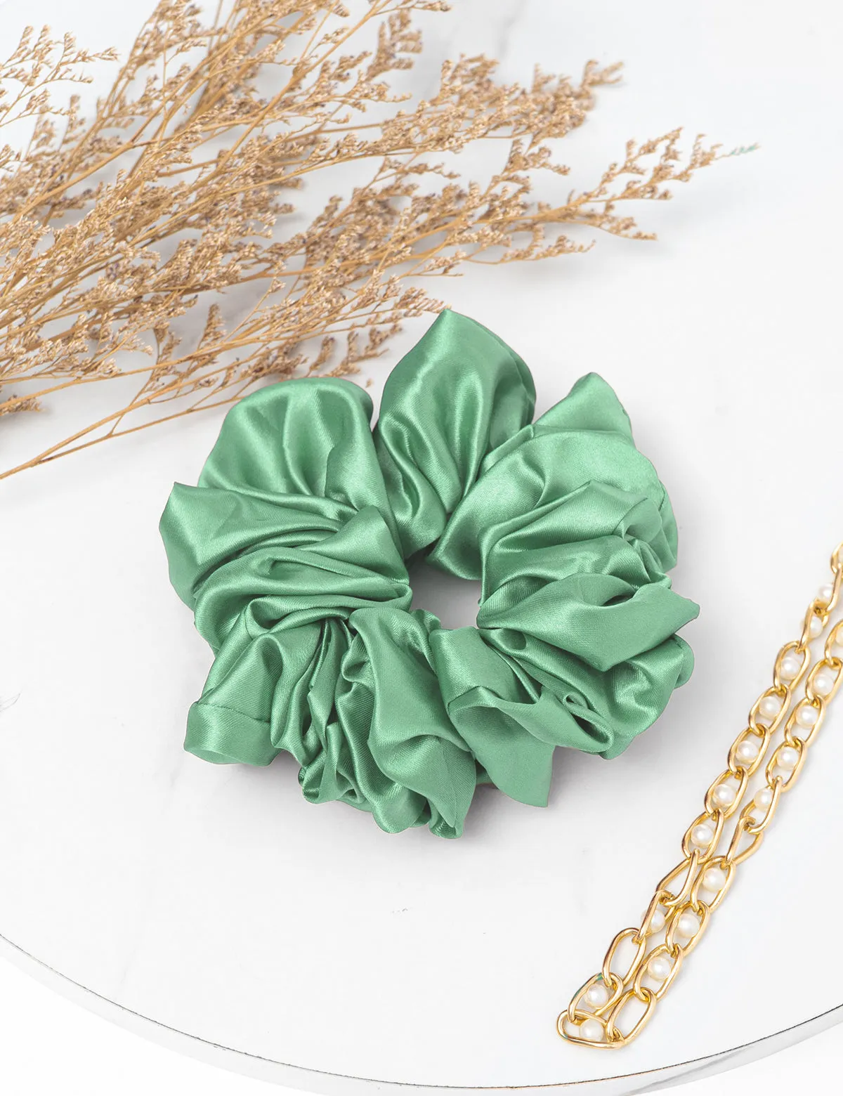 Scrunchies - Tea Green
