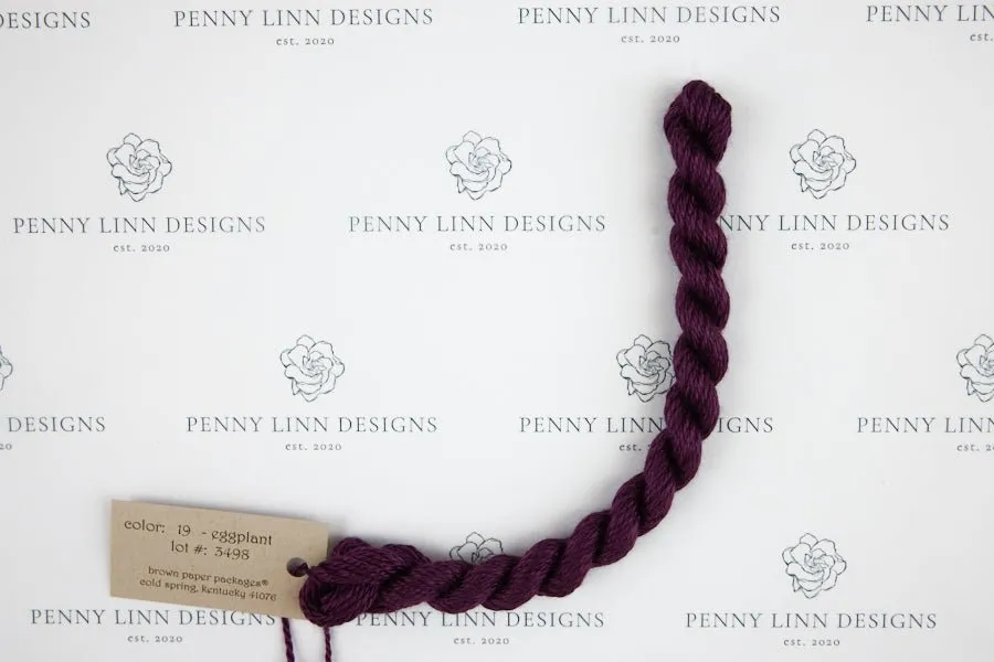Silk & Ivory 19 Eggplant