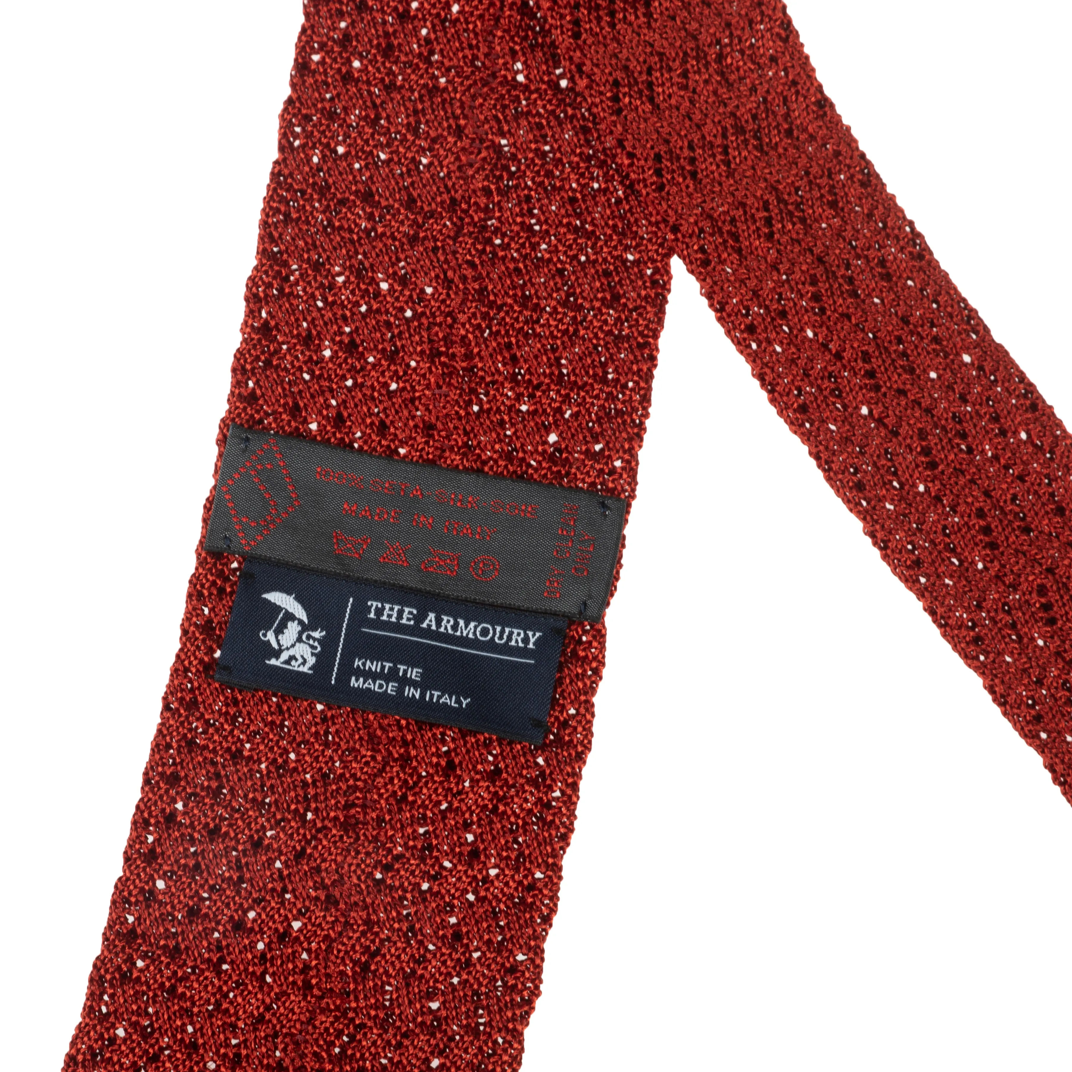 Silk Zig Zag Knit Tie