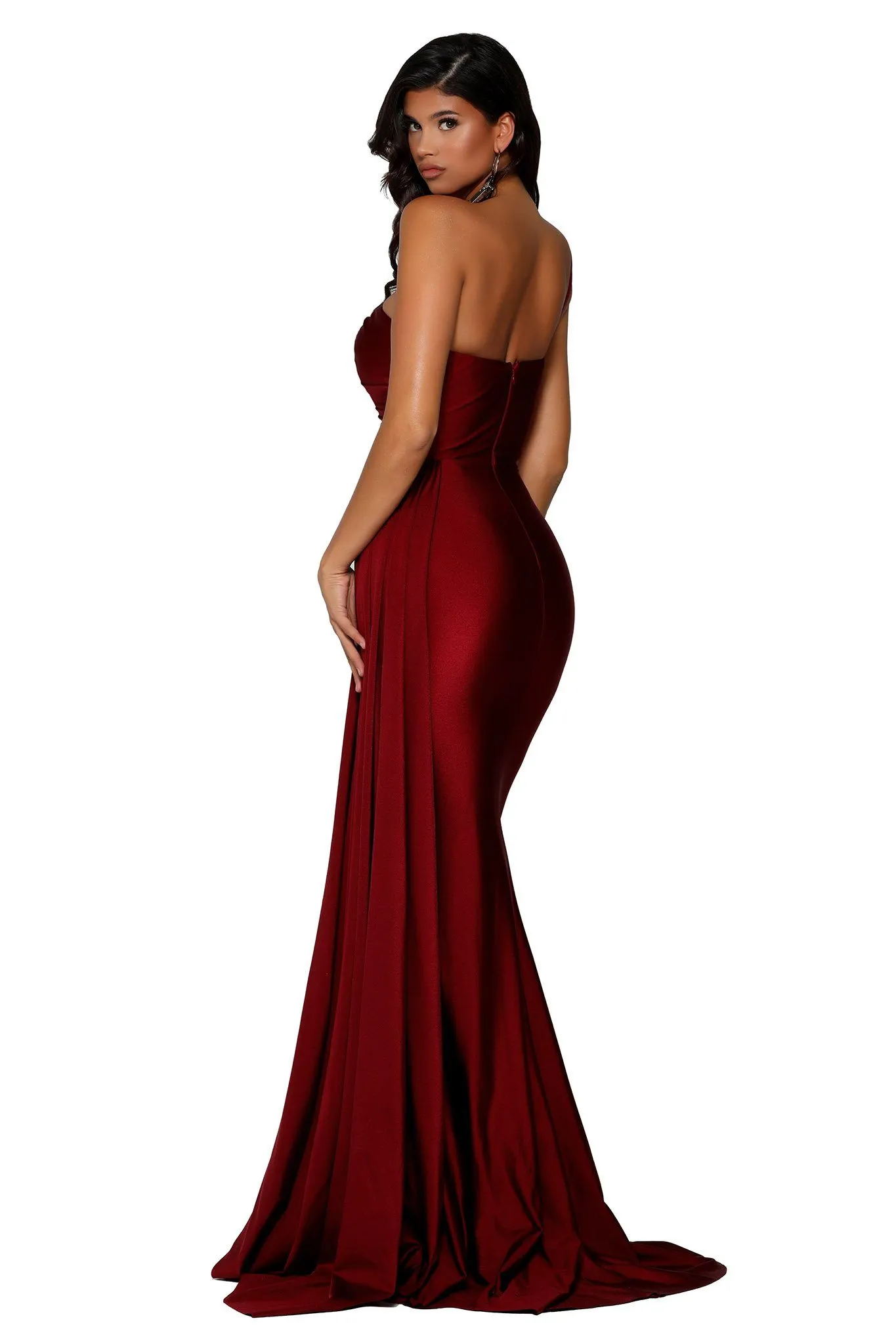 Style PS6321 in Deep Red by Portia & Scarlett (XXL & 3XL - Last Pieces)