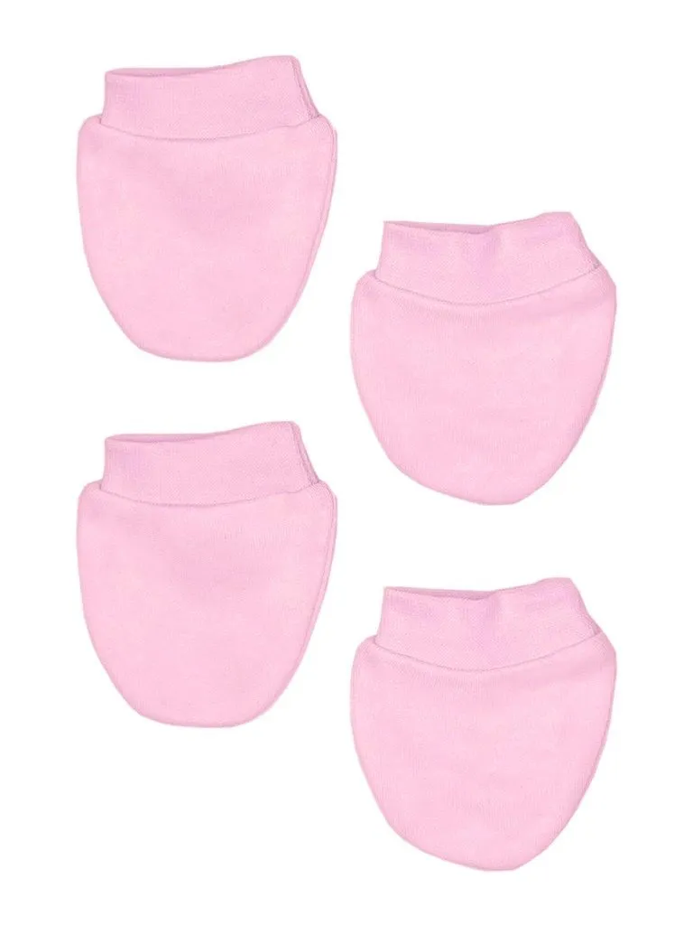 Tiny Baby Scratch Mitts, 2 Pack, Pink