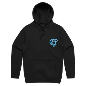 Vandal Hoodie - Black/Light Blue