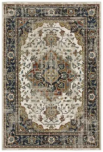 Venice 054X8 Beige/Blue Rug