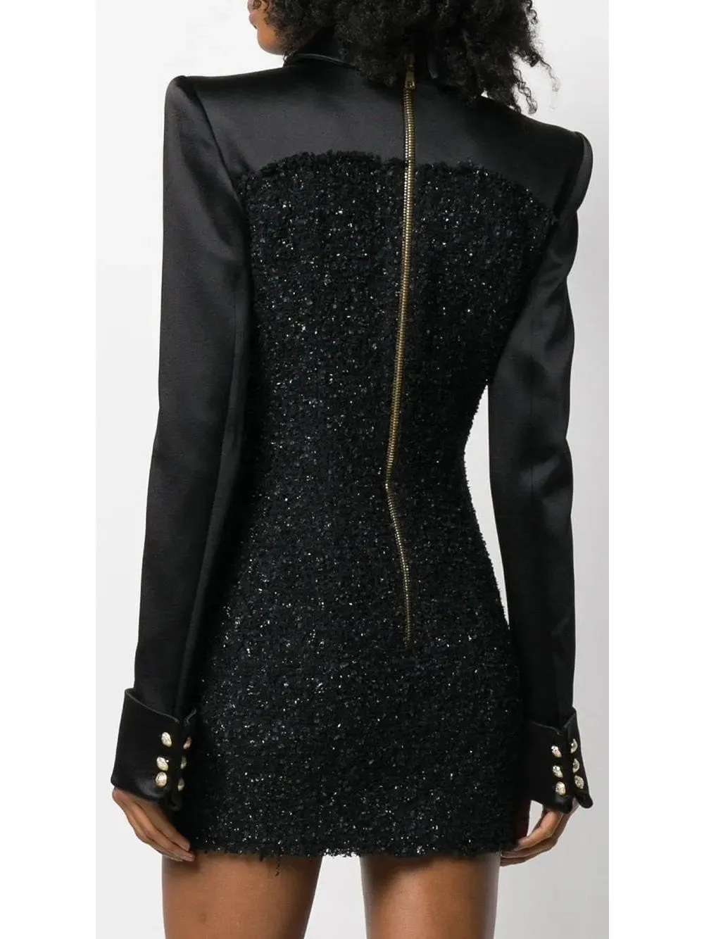 Women’s Bouclé Detail Shirt Dress